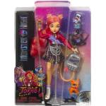 Monster High Toralei - Bambola da collezione a righe con animali domestici e accessori, Sweet Fangs G3 Reboot, multicolore (HHK57)