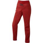 Jeans elasticizzati scontati rossi XS in misto cotone per Donna Montane 