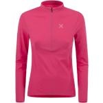 Felpe scontate rosa XL in jersey con zip per Donna Montura 