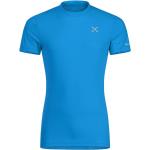 Magliette & T-shirt blu XXL taglie comode in jersey mezza manica con manica corta per Uomo Montura 