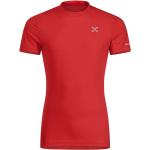 Magliette & T-shirt rosse XXL taglie comode in jersey mezza manica con manica corta per Uomo Montura 