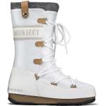 Stivali invernali larghezza E bianchi numero 41 con stringhe impermeabili Moon Boot Monaco 