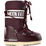 Stivali numero 31 di gomma tinta unita con stringhe senza tacco per bambini Moon Boot 