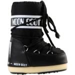 Stivali neri numero 31 di gomma tinta unita senza tacco per bambini Moon Boot 