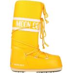 Stivali gialli numero 44 di gomma con stringhe senza tacco per Uomo Moon Boot 