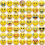 MORCART 54 Pezzi Emoji Calamite Magneti Frigo Smil