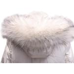 Giacche invernali eleganti bianche L di eco-pelliccia per Donna 