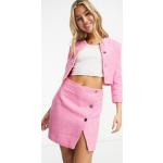 Minigonne rosa XL di tweed per Donna MORGAN 