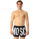 MOSCHINO Beachwear Uomo Nero Shorts Mare con Stampa Logo Lettering XL