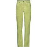 Pantaloni verdi M di cotone tinta unita a 5 tasche per Uomo Moschino 