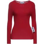 Pullover rossi M di lana tinta unita manica lunga per Donna Moschino 