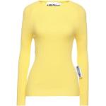 Pullover gialli M di lana tinta unita manica lunga per Donna Moschino 