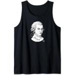 Mozart - Maglietta con ritratto di Mozart, idea regalo per amanti della musica classica Canotta