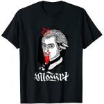 Mozart Music Is My Life Novelty Graphic Tees & Cool Designs Maglietta