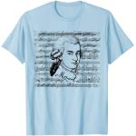 Mozart T-Shirt Mozart Ritratto Musica Classica Amante Regalo Maglietta