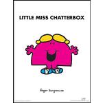 Mr Men & Little Miss Chatterbox incorniciata stampa 30 x 40 cm, multicolore