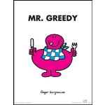 Mr Men & Little Miss Greedy incorniciata stampa 30