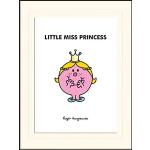 Mr Men & Little Miss Princess montato e incorniciata stampa 30 x 40 cm, multicolore