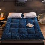 Materassi futon blu 200x120 cm pieghevoli 