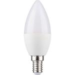 Mueller della luce 400246 a +, HD95 della lampada a LED a forma di candela sostituisce 37 W, Plastica, 5,5 W, attacco E14, Bianco, 10 x 3,7 x 3,7 cm