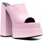 Sabot larghezza E scontati rosa numero 38 con tacco per Donna Versace 