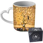 Tazze 325 ml bianche per caffè Gustav Klimt 