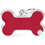 Medagliette rosse XL in metallo per cani MYFAMILY 