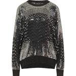Cardigan neri XXL all over con paillettes per Donna MyMo At Night 