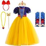 Costumi 7 anni con glitter da principessa per bambina Biancaneve e i sette nani di Amazon.it 
