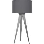 NAEV 3134316 - Lampada da tavolo a tre gambe, E27, grigio, argento