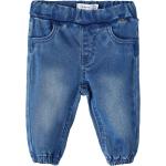 Jeans baggy scontati blu 6 mesi in viscosa per bambino Name it di Snowinn.com 
