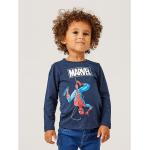 T-shirt manica lunga scontate blu 12 mesi di cotone a tema insetti mezza manica per bambina Name it Spiderman di Dressinn.com 