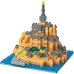 Puzzle 3D a tema Mont Saint Michel per età 9-12 anni Nanoblock 