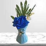 Composizioni floreali & Mazzi fiori azzurre 9 cm 