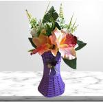 Composizioni floreali & Mazzi fiori viola 9 cm 