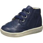 Sneakers larghezza E casual blu navy numero 18 in similpelle con stringhe per bambini Naturino Falcotto 