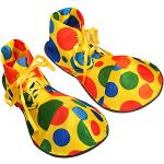 NAUZE Scarpe da pagliaccio Forniture per costume da clown grandi scarpe da clown arcobaleno per feste di Halloween Clown accessori per vestire accessori costume cosplay puntelli