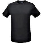 Magliette & T-shirt nere XXL taglie comode di cotone a girocollo mezza manica con scollo rotondo per Uomo Navigare 