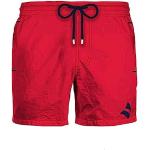 Pantaloni rossi 4 XL taglie comode in poliestere traspiranti con elastico per Uomo Navigare 