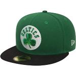 Cappelli 61 scontati neri con visiera piatta per Uomo New Era Basic Boston Celtics 