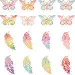 piccoli ciondoli a forma di farfalla gioielli fai da te in ottone in ottone 11x13,5mm 4 colori assortiti NBEADS 120pz ciondoli a forma di farfalla per realizzare gioielli