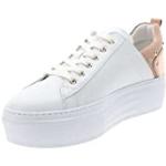 Sneakers larghezza E casual bianche numero 40 di pelle platform per Donna NeroGiardini 