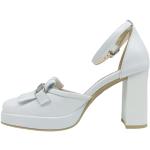 Sandali eleganti bianchi numero 36 con tacco per Donna NeroGiardini 