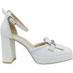 Sandali eleganti bianchi numero 39 con tacco per Donna NeroGiardini 