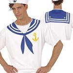 Costumi marinari blu XL da marinaio per Uomo Net toys 