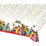 NET TOYS Tovaglia da tavolo Super Mario Brothers | 120 x 180 cm | Originale decorazione per feste tovaglia da tavolo | Adatta a compleanni per bambini & feste per bambini