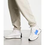Sneakers stringate larghezza E bianche numero 39,5 di gomma per Donna New Balance 327 