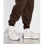 Sneakers stringate larghezza E bianco sporco numero 40 di gomma antiscivolo per Donna New Balance 327 
