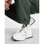 Sneakers stringate larghezza E bianco sporco numero 41 di gomma antiscivolo per Donna New Balance 327 
