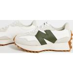 Sneakers stringate larghezza E bianco sporco numero 42,5 di gomma antiscivolo per Donna New Balance 327 